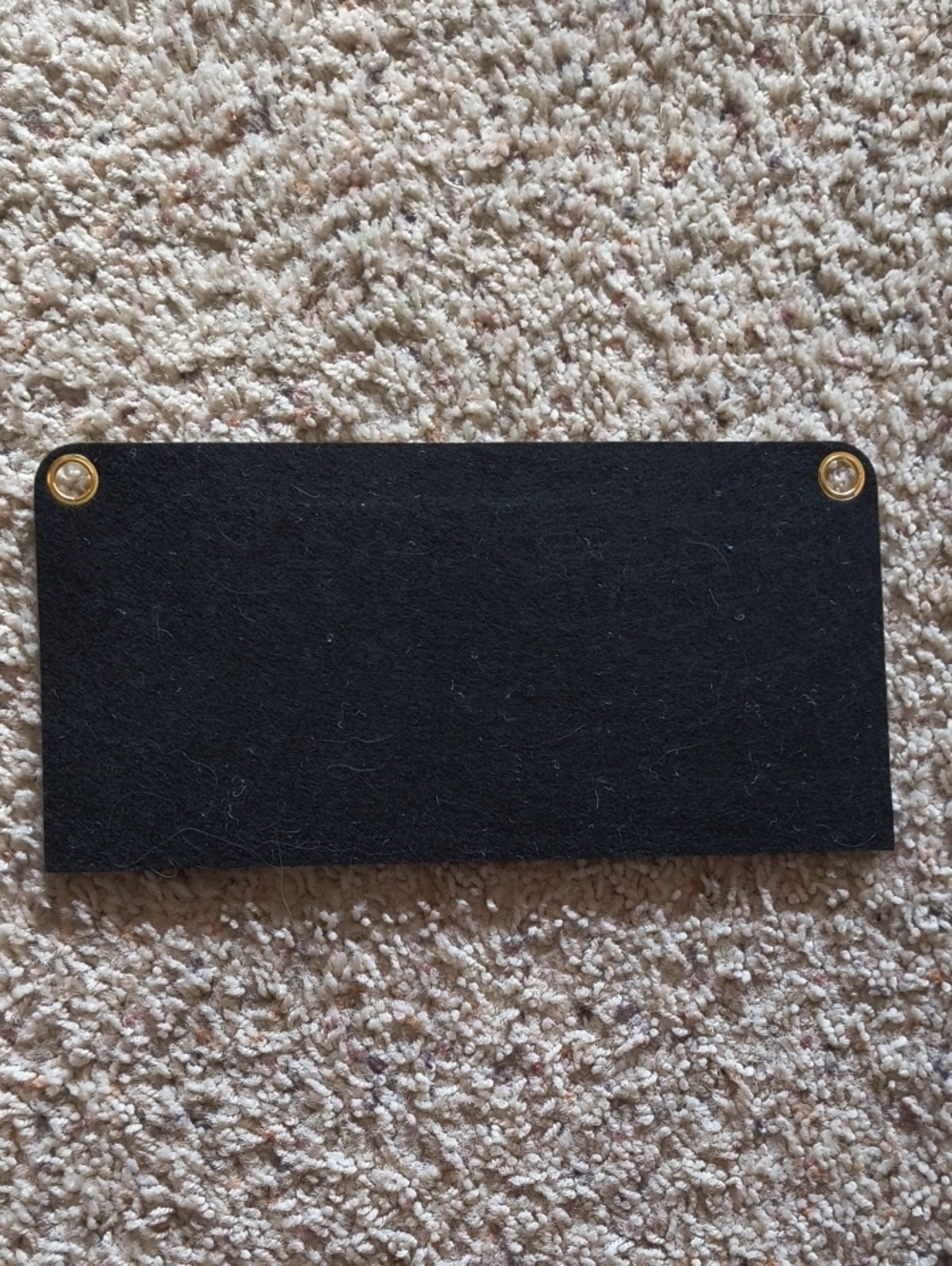 Large Black Felt Pouch Insert